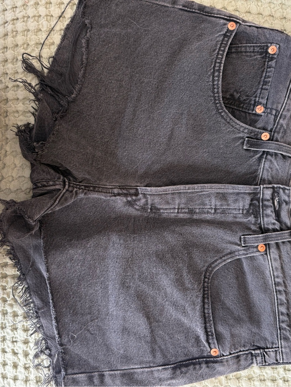 Black Levi 501 shorts size 30